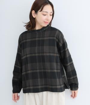 チェック2wayブラウス