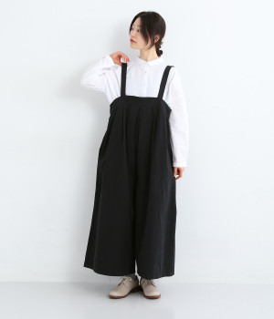 コットン サロペットパンツ