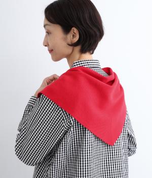 カシミヤ混 サンカクスカーフ