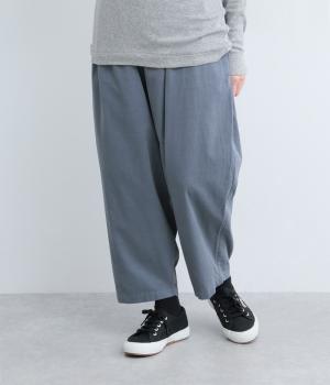 シャツコール楽楽パンツ(スモーキーブルー-F)