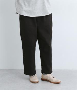 ストレッチピーチ起毛足長パンツ(ブラック-F)