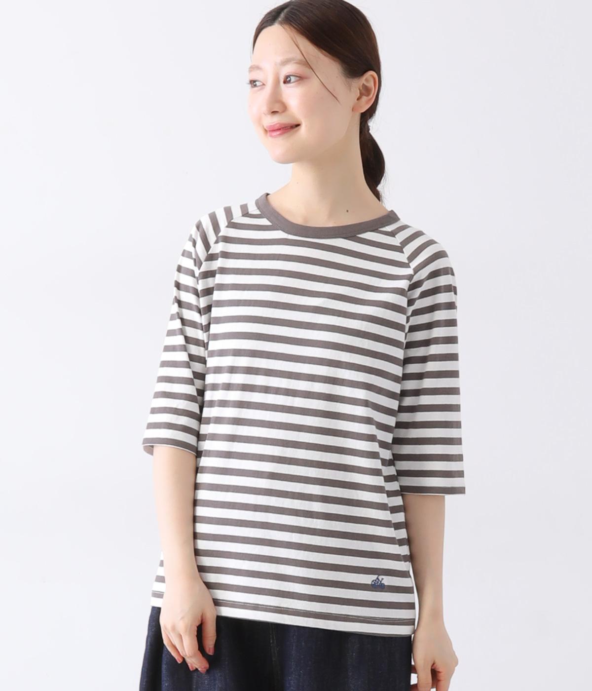 ETRETOKYO　リサイクルコットンボーダーTee　アイボリー ETRETOKYO リサイクルコットンボーダーTee アイボリー