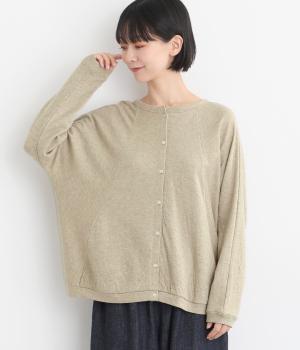 スーピマコットン接結2wayドルマンカーディガン