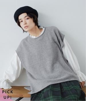 ラムナイロン 鹿の子 ワイドドロップベスト