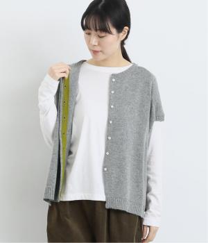 ラムナイロン 切替ワイド2wayベスト(杢グレー-F)