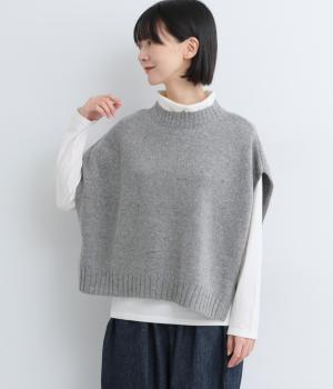 ラムナイロン サイド釦H/Nベスト