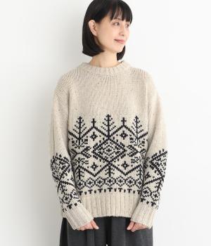 カラーネップ ジャカードプルオーバー