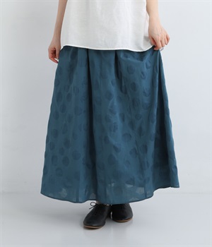 塩縮加工ドットスカート