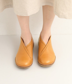 レザー　スリッポン　エリモト