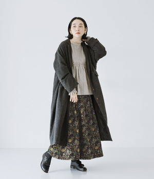 ウールツイードコート