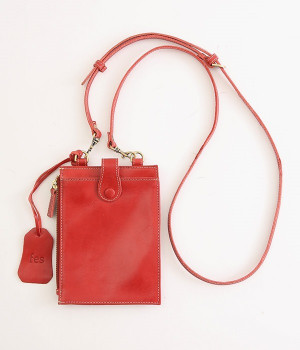 fes/フェス カウレザー ポシェット(レッド-ONESIZE)