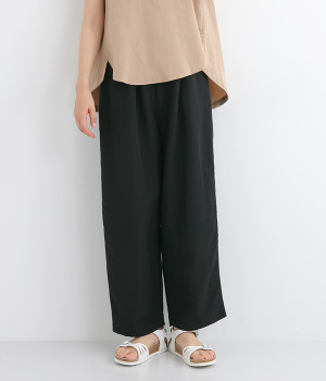 後ポケット付ストレートパンツ