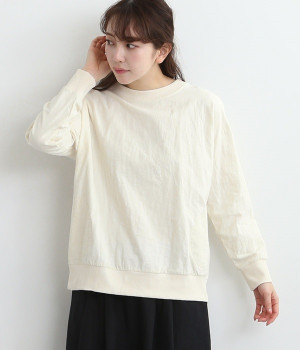 アンティークキルトプルオーバー(アイボリー-ONESIZE)