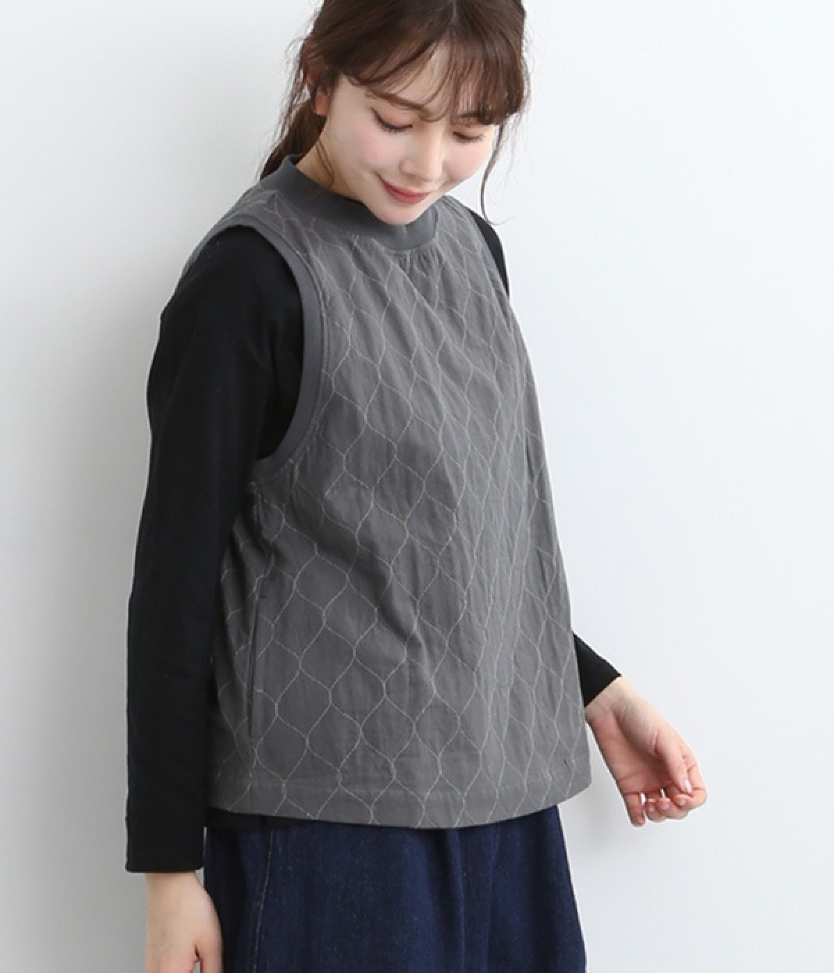 アンティークキルトベスト（nous rendent heureux）の商品詳細