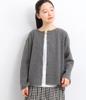 圧縮ニットカーディガン