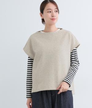 圧縮ウールベスト(オートミール-F)