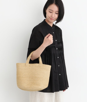 DEW ジュートラウンドバッグ