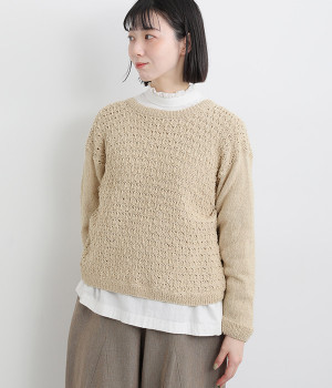 コットン2wayガーデンカーディガン