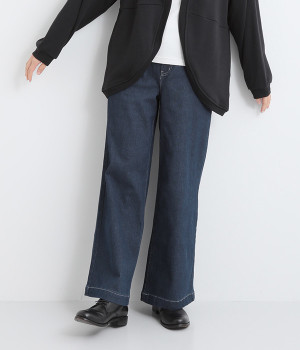 AIRジョグデニムバギーパンツ(ワンウォッシュ-L)