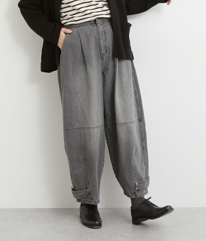 デニムバナナワイドパンツ