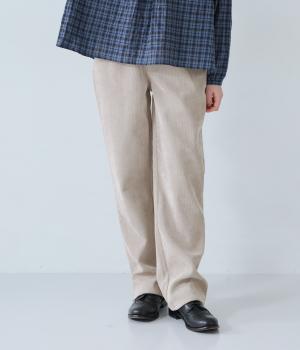 カラーコールストレートパンツ