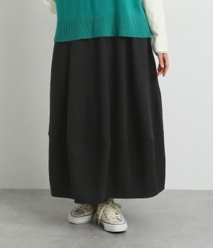 裏シャギーバルーンスカート(ブラック-F)