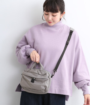 タックナイロンボンディング　ミニボストン/E7630(グレー-ONESIZE)