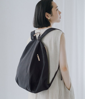 ライト　ナイロンリュック/E7485(クリアブラック-ONESIZE)