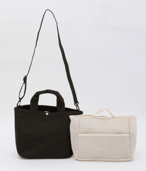 Re PET トート＋インナーメッシュ　2wayバッグ/E7716