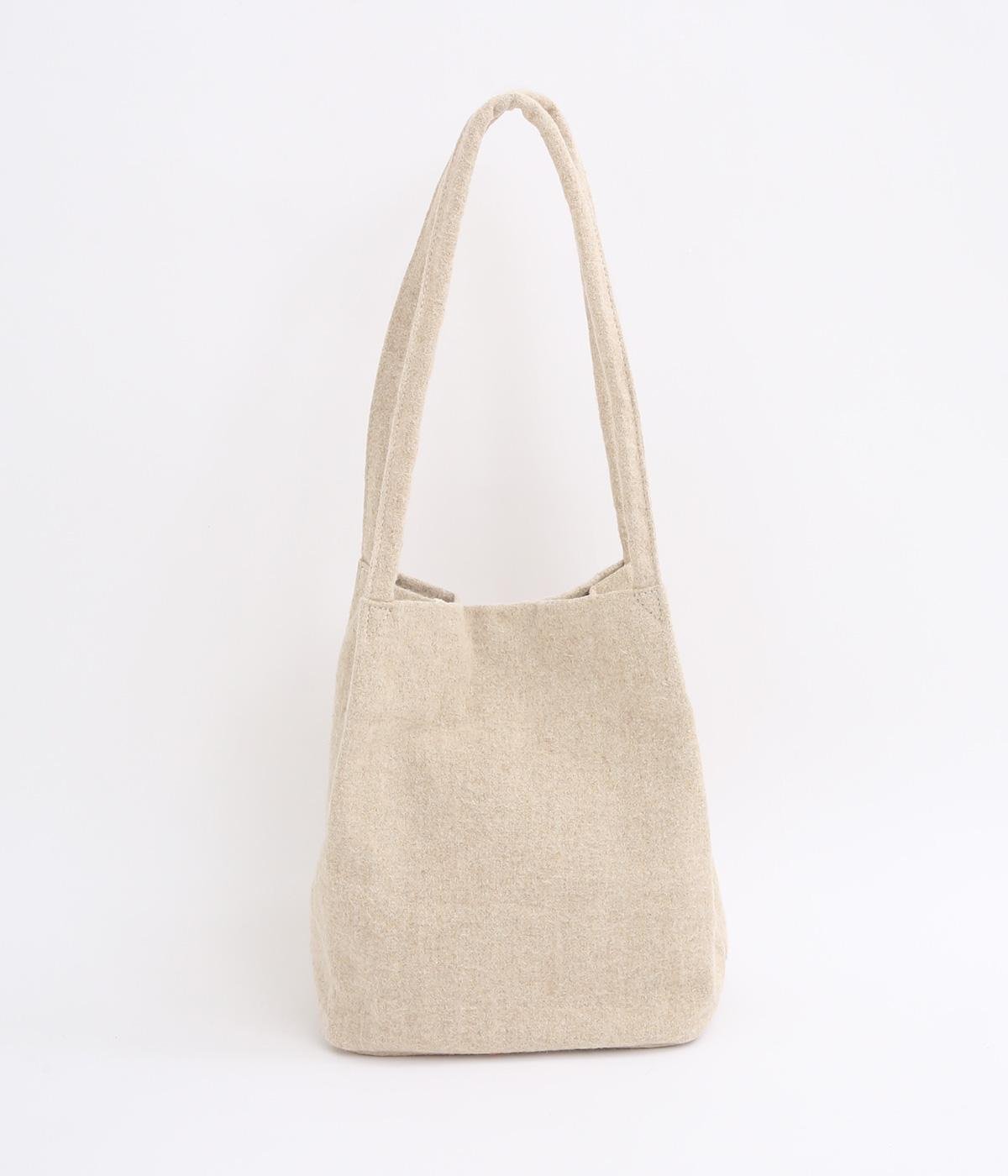BRUSHED LINEN THIN HANDLE MINI TOTE/E7859(ナチュラル-ONESIZE)