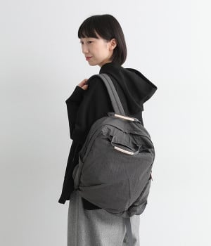 12ポケットインサイドプリントリュック　E7249(ダークグレー-ONESIZE)