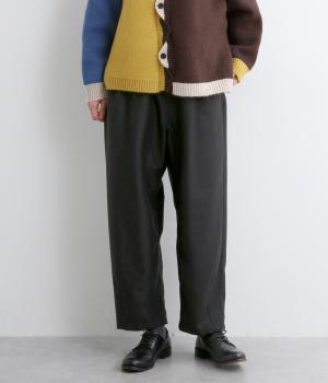 カルゼニットイージーペグトップパンツ(ブラック-F)