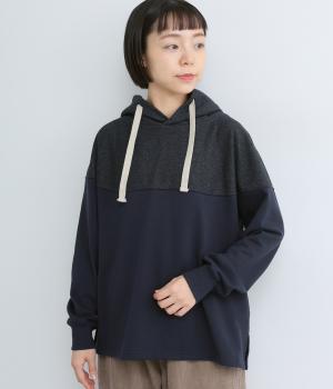 コットンミニ裏毛PLLパーカ(ネイビー-F)