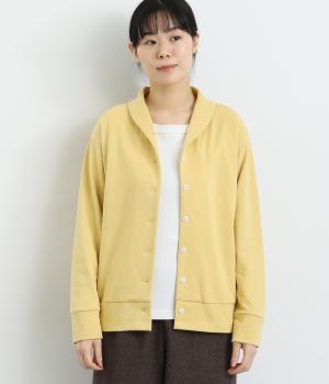 コットンミニ裏毛チビショールカーディガン