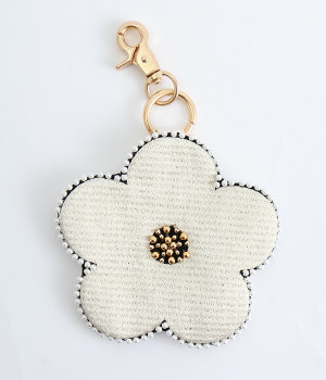 フラワーキーポーチ