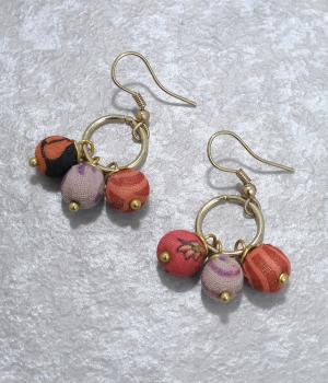 ラリーキルト　リングピアス