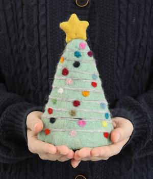 フェルトツリー(グリーン-ONESIZE)