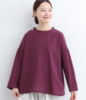 コットンリネンchidori-goushiブラウス