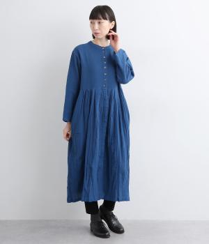 起毛コットンツイルクリンクル2wayワンピース