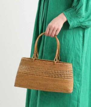 アタバッグ　透かし編み