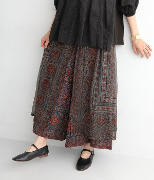 ボイルアジャラクパンツ(ブルー-ONESIZE)