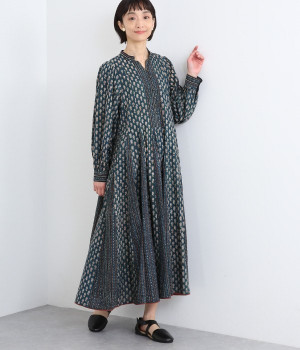 ファラトプリントボリュームワンピース