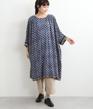 バグループリント2WAYワンピース(ブルー-ONESIZE)