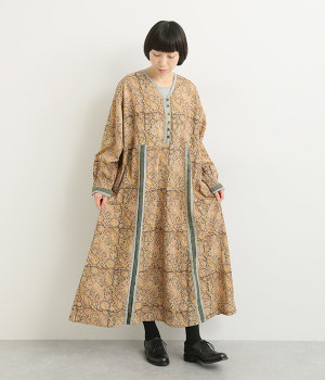 カラムカリプリントワンピース