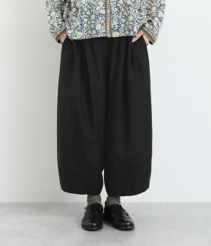 環コットンシルクタックパンツ