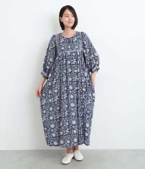 ラピドプリントボリュームワンピース