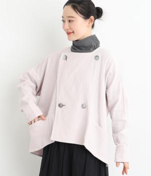 ステッチ生地ジャケット