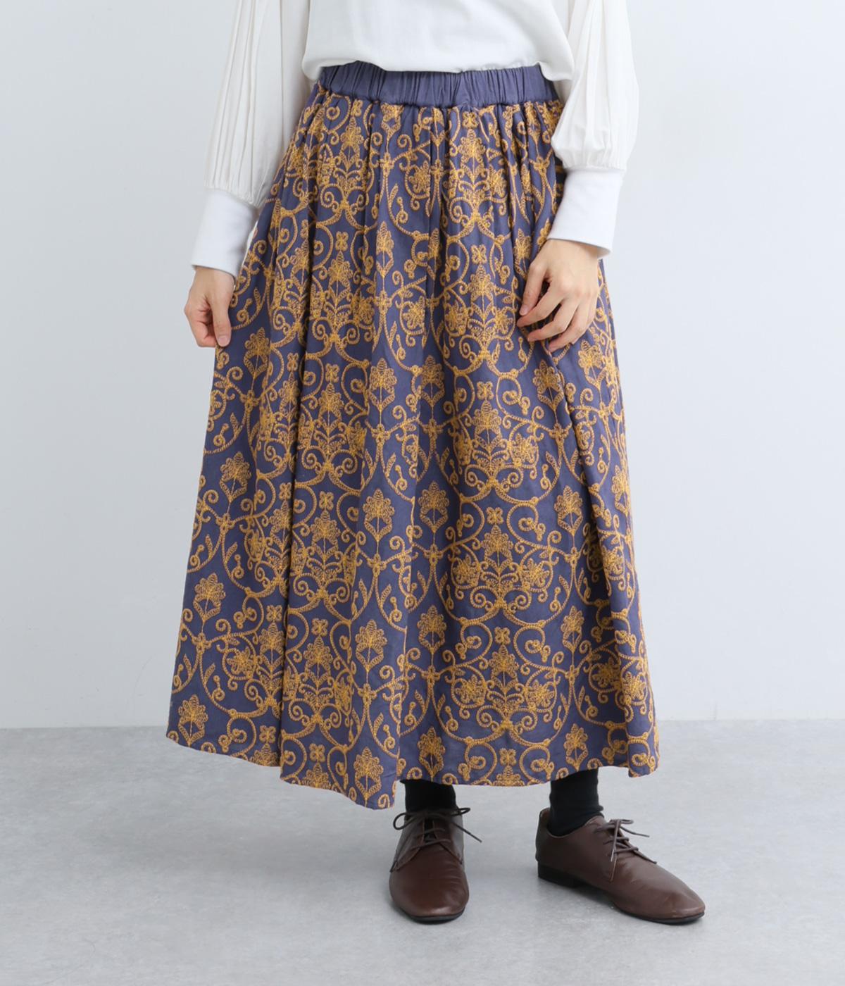 オリエンタル刺繍生地スカート（GA-ON）の商品詳細