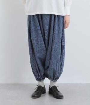 クラッシュデニム　サルエルパンツ