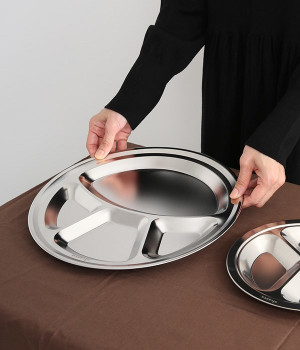 シャスタ　ステンレストレイ　32cm